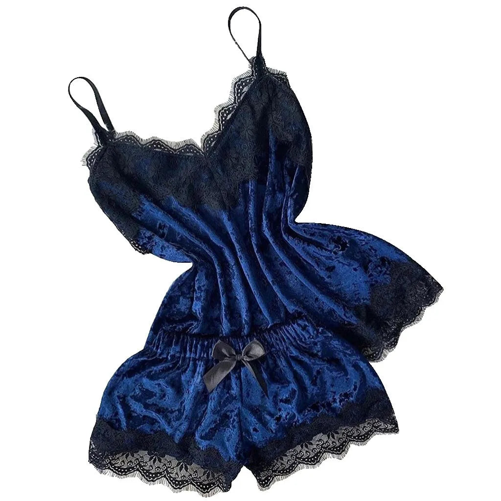 VelourCharm™ Sleepwear Set - Elegant Velvet Lingerie for Women



Product information:

Material: Polyester

Neckline: V-neck

Season: Spring,Summer,Autumn,Winter

Style: Sexy style

Type: Lingerie Sets

How to wash:Hand wa