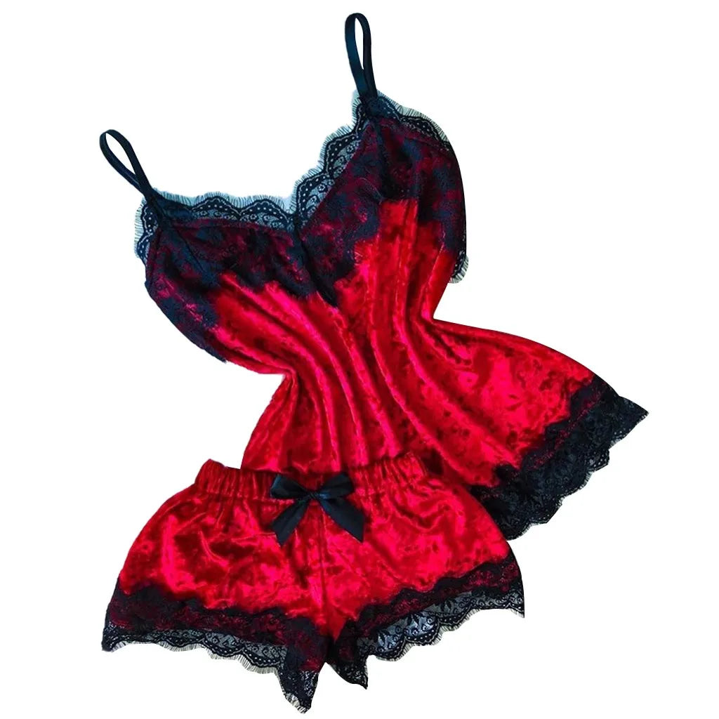 VelourCharm™ Sleepwear Set - Elegant Velvet Lingerie for Women



Product information:

Material: Polyester

Neckline: V-neck

Season: Spring,Summer,Autumn,Winter

Style: Sexy style

Type: Lingerie Sets

How to wash:Hand wa