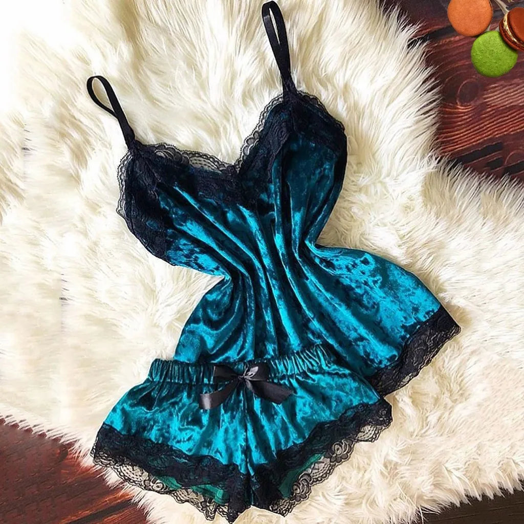 VelourCharm™ Sleepwear Set - Elegant Velvet Lingerie for Women



Product information:

Material: Polyester

Neckline: V-neck

Season: Spring,Summer,Autumn,Winter

Style: Sexy style

Type: Lingerie Sets

How to wash:Hand wa