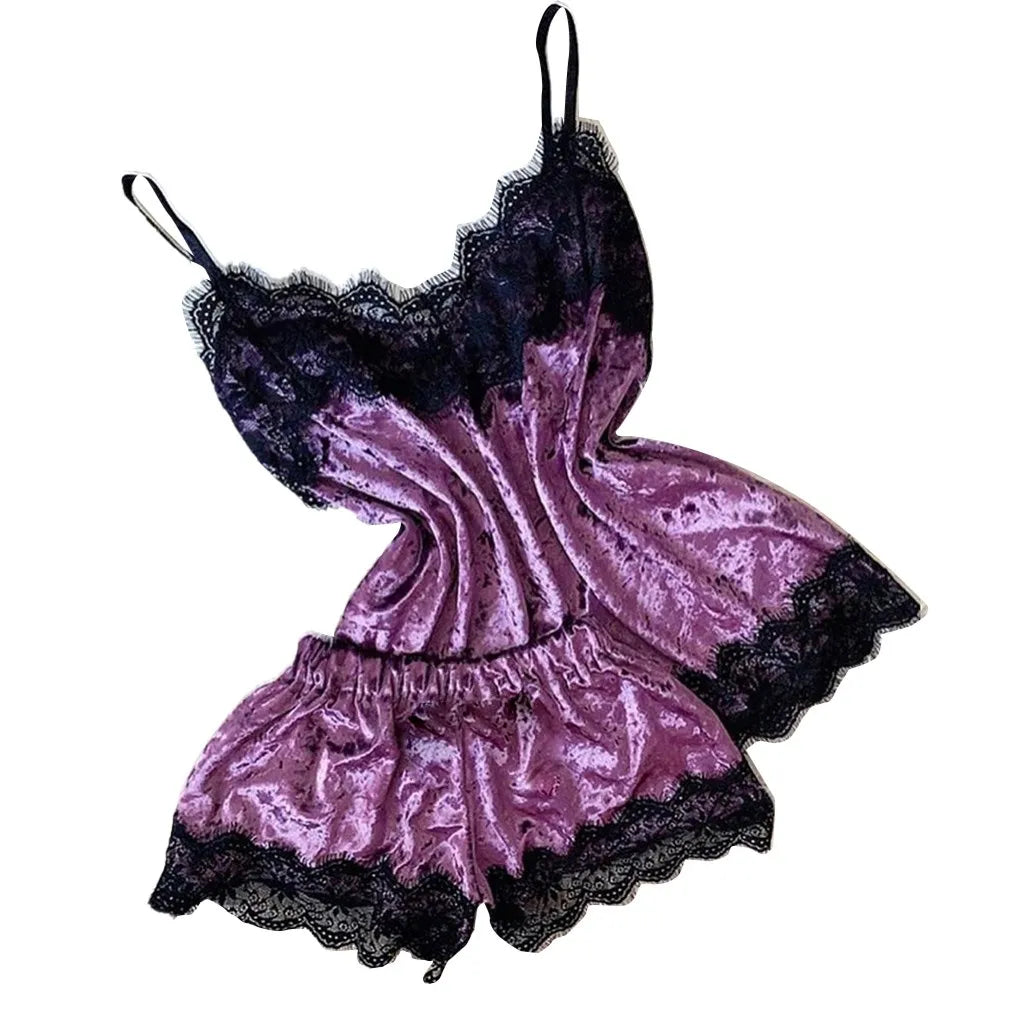 VelourCharm™ Sleepwear Set - Elegant Velvet Lingerie for Women



Product information:

Material: Polyester

Neckline: V-neck

Season: Spring,Summer,Autumn,Winter

Style: Sexy style

Type: Lingerie Sets

How to wash:Hand wa