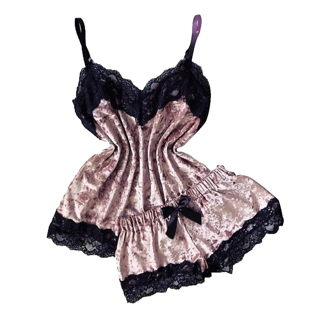 VelourCharm™ Sleepwear Set - Elegant Velvet Lingerie for Women



Product information:

Material: Polyester

Neckline: V-neck

Season: Spring,Summer,Autumn,Winter

Style: Sexy style

Type: Lingerie Sets

How to wash:Hand wa