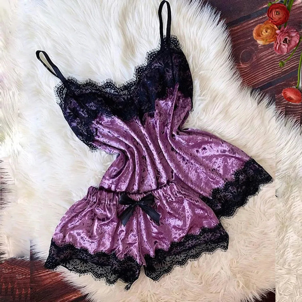 VelourCharm™ Sleepwear Set - Elegant Velvet Lingerie for Women



Product information:

Material: Polyester

Neckline: V-neck

Season: Spring,Summer,Autumn,Winter

Style: Sexy style

Type: Lingerie Sets

How to wash:Hand wa