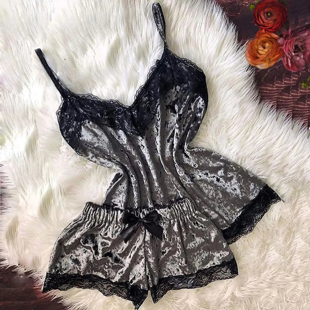 VelourCharm™ Sleepwear Set - Elegant Velvet Lingerie for Women



Product information:

Material: Polyester

Neckline: V-neck

Season: Spring,Summer,Autumn,Winter

Style: Sexy style

Type: Lingerie Sets

How to wash:Hand wa