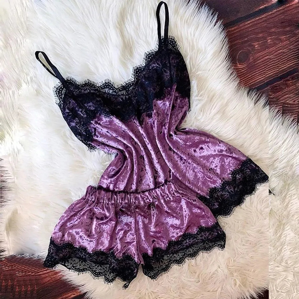 VelourCharm™ Sleepwear Set - Elegant Velvet Lingerie for Women



Product information:

Material: Polyester

Neckline: V-neck

Season: Spring,Summer,Autumn,Winter

Style: Sexy style

Type: Lingerie Sets

How to wash:Hand wa