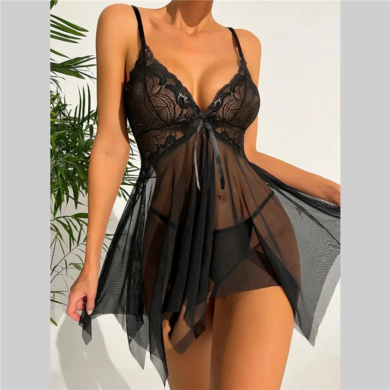 Seductive Lace Babydoll Lingerie – Sexy and Bold Sleepwear