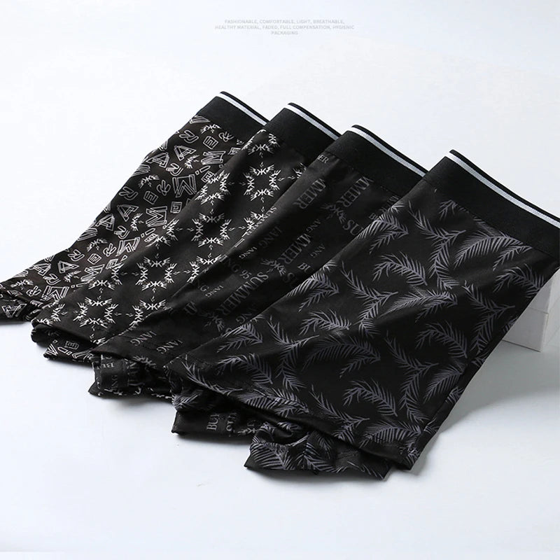 8-Piece Men’s Modal Printed Boxers – Comfort Meets Style